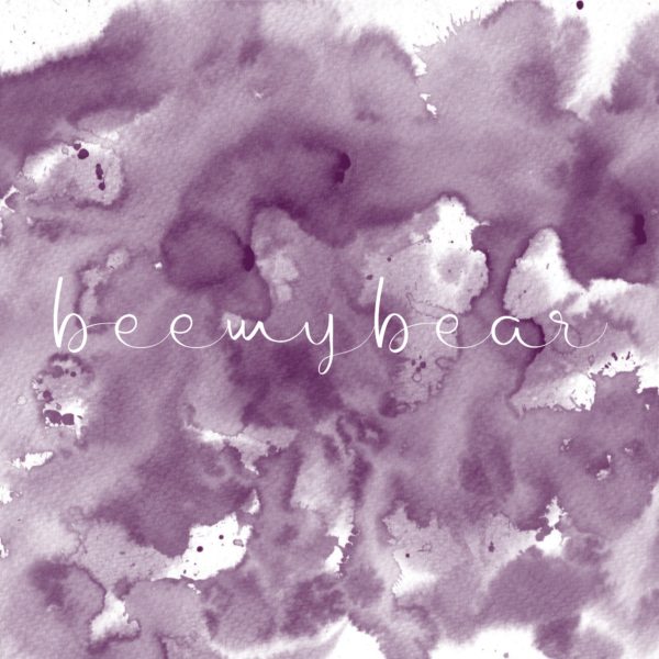 Designpapier Watercolor Purple