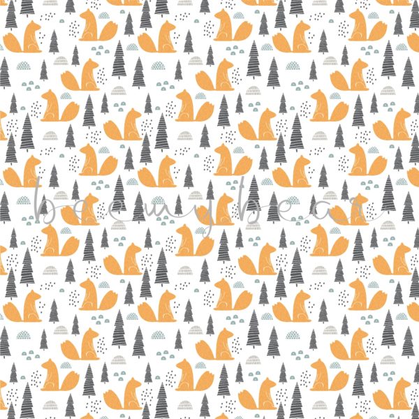 Designpapier Foxy
