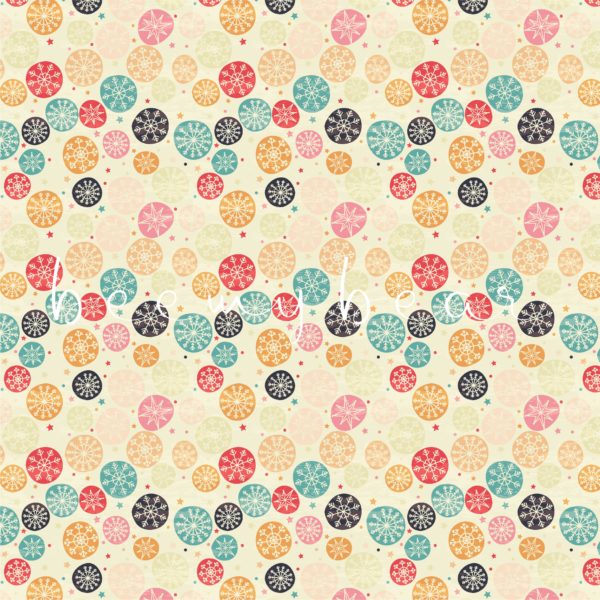 Designpapier Snowflakes
