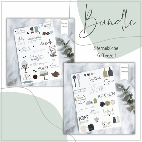 Plotterdatei BUNDLE STERNEKÜCHE - KAFFEEZEIT [Digital]