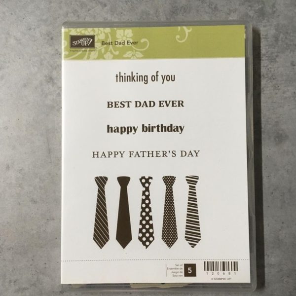Stampin Up Best Dad Ever