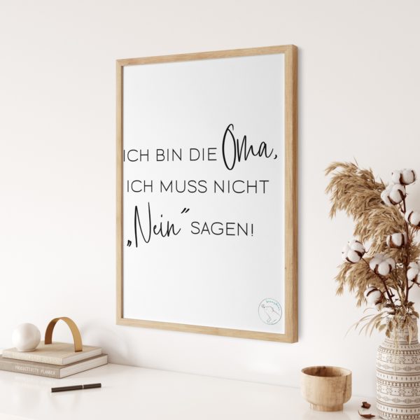 Plotterdatei ICH BIN DIE OMA [Digital]
