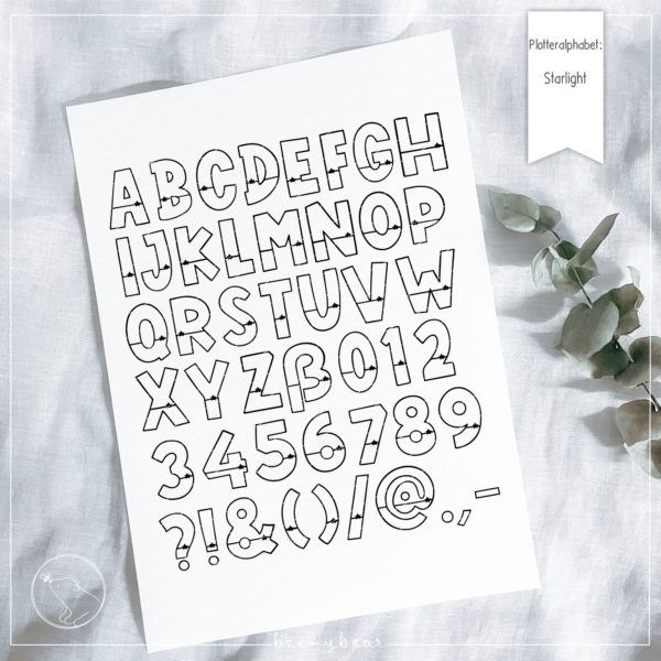 Plotteralphabet STARLIGHT [Digital]