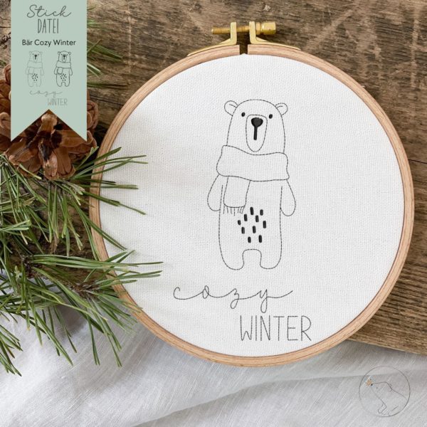 Stickdatei BÄR - COZY WINTER [Digital]