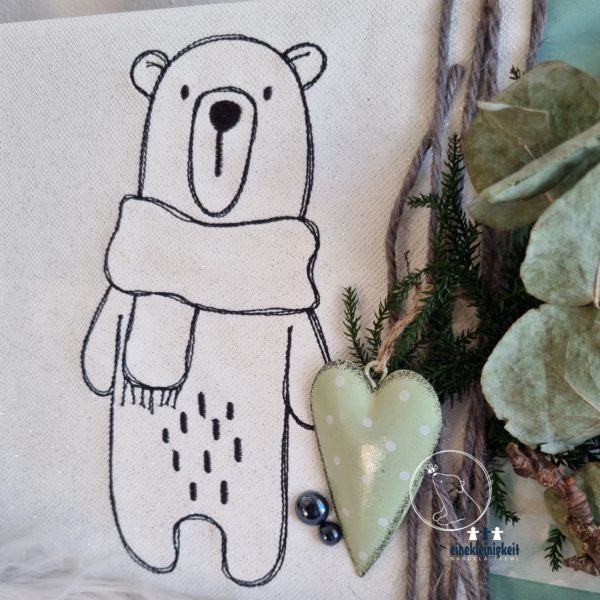 Stickdatei BÄR - COZY WINTER [Digital] – Bild 7
