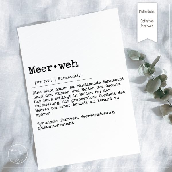 Plotterdatei DEFINITION Meerweh [Digital]