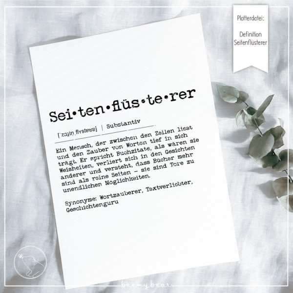 Plotterdatei Definition Seitenflüsterer