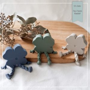 STL Datei Flexi Friends Kleeblatt