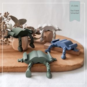 STL Datei Flexi Friends Schnurrbart