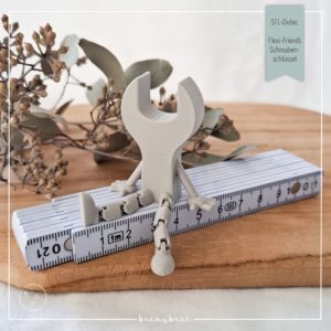 STL Datei Flexi Friends Schraubenschlüssel