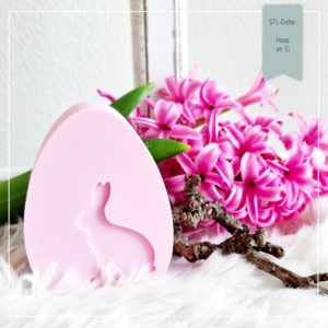 STL Datei Hase im Ei