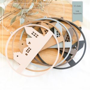 STL Datei Loop Häuserreihe
