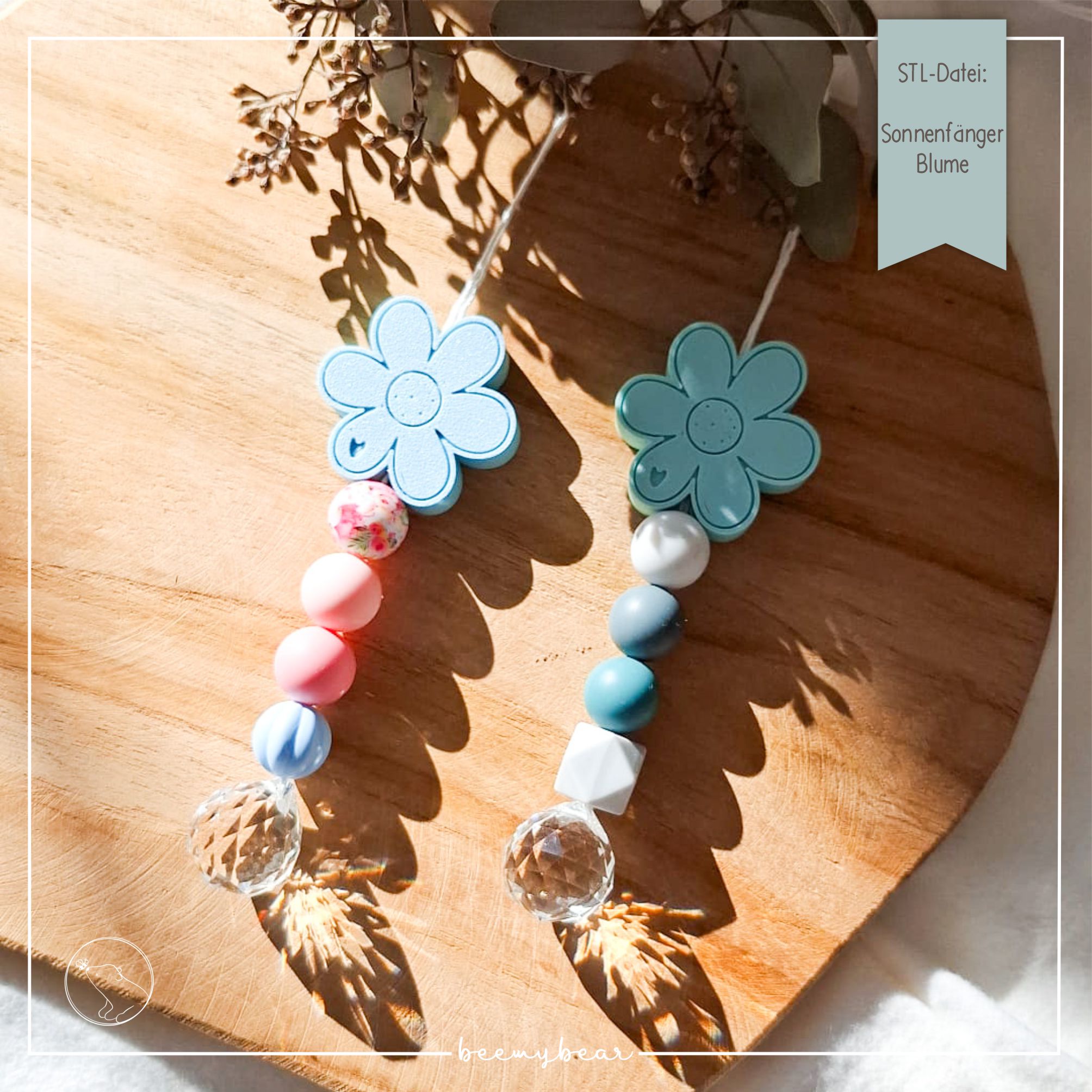 STL Datei Sonnenfänger Blume