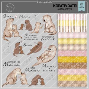 Kreativdatei Mama Otter