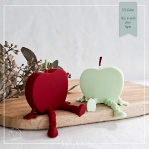 STL Datei Flexi Friends Anni Apfel