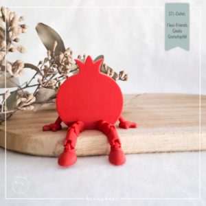 STL Datei Flexi Friends Gisela Granatapfel