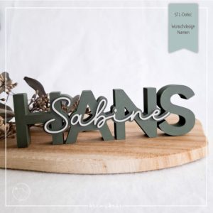 STL Datei Wunschdesign Namen