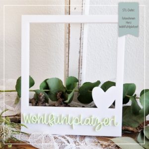 STL Datei Fotorahmen Herz Wohlfühlplatzerl