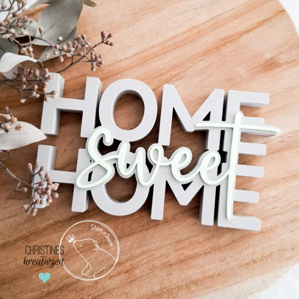 Schriftzug Home sweet Home b1