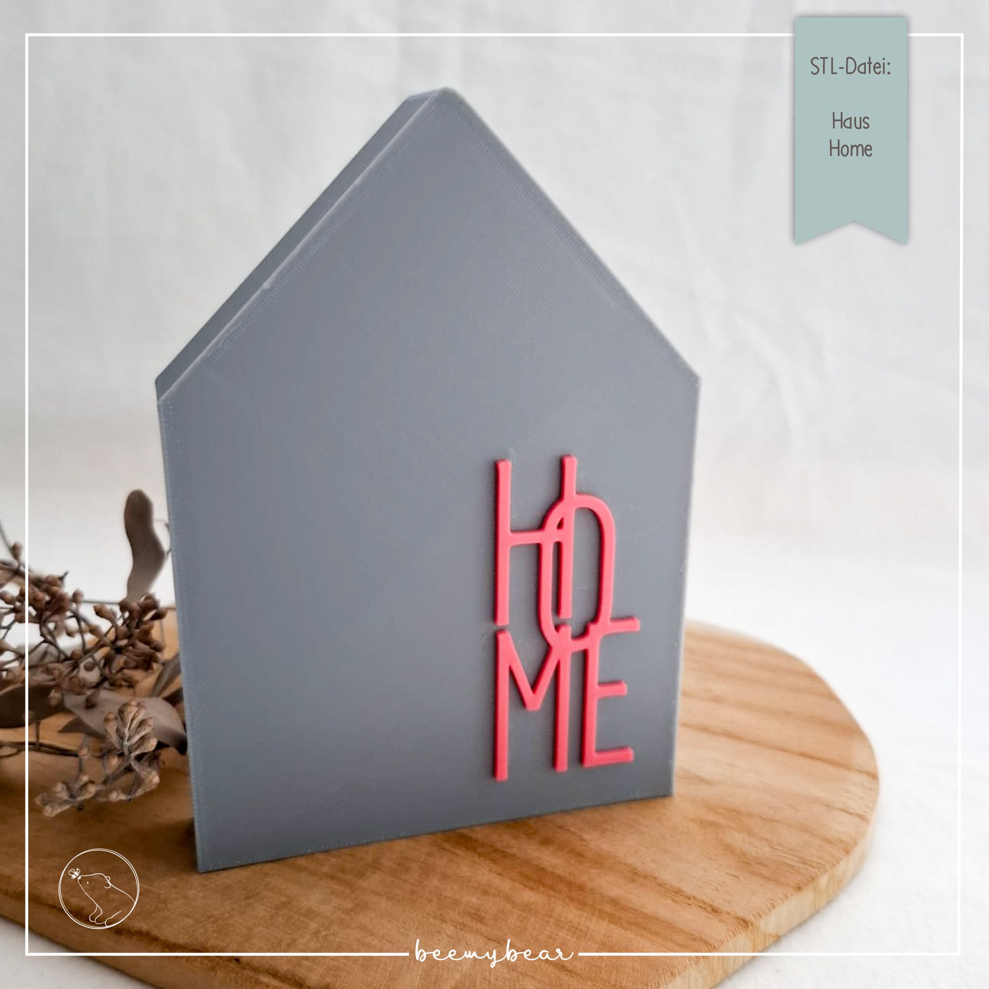 STL Datei Haus Home