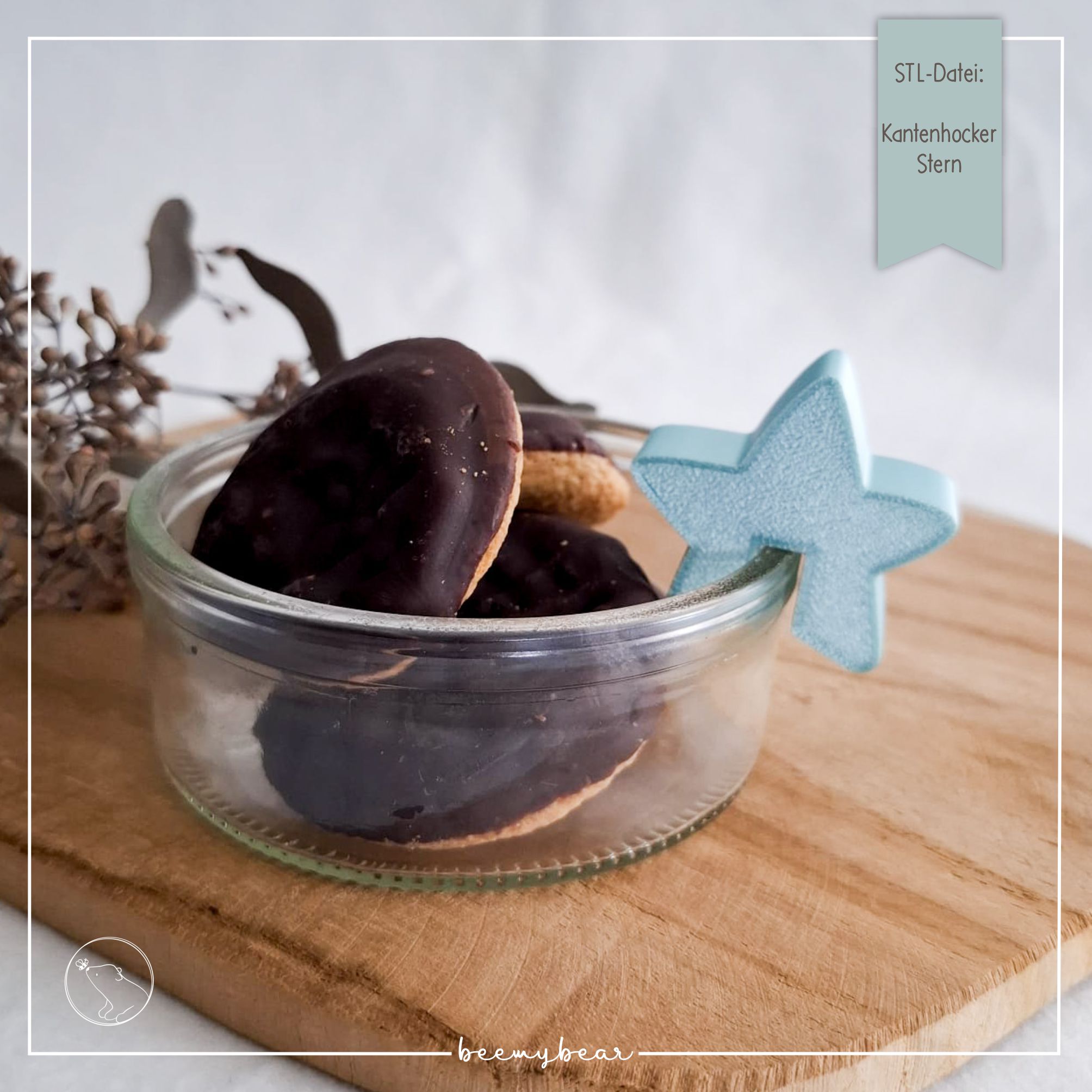 STL Datei Kantenhocker Stern