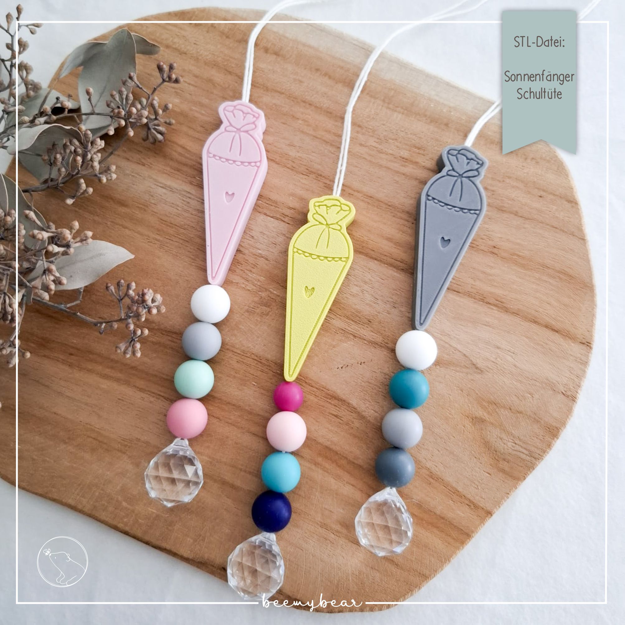STL Datei Sonnenfänger Schultüte