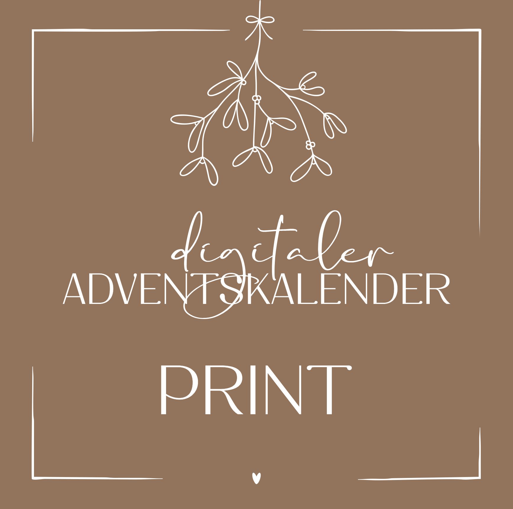 Digitaler Adventskalender PRINT