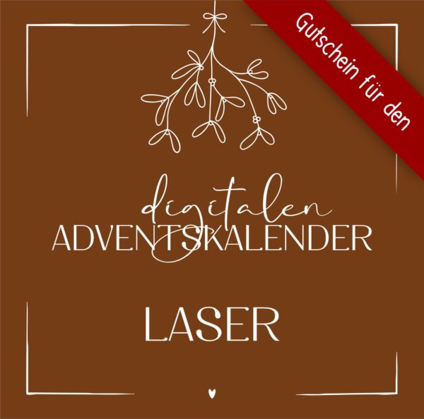 Gutschein Adventskalender LASER