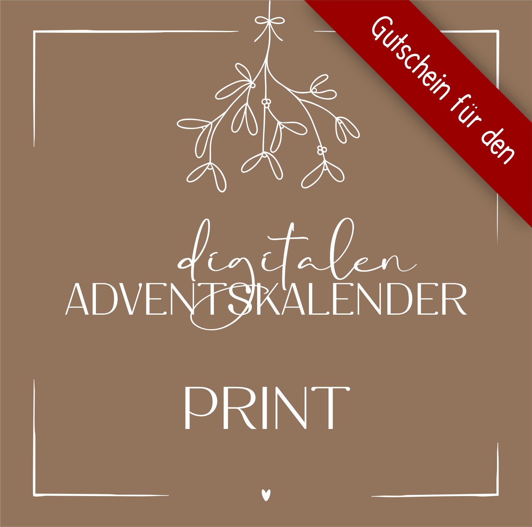 Gutschein Adventskalender PRINT