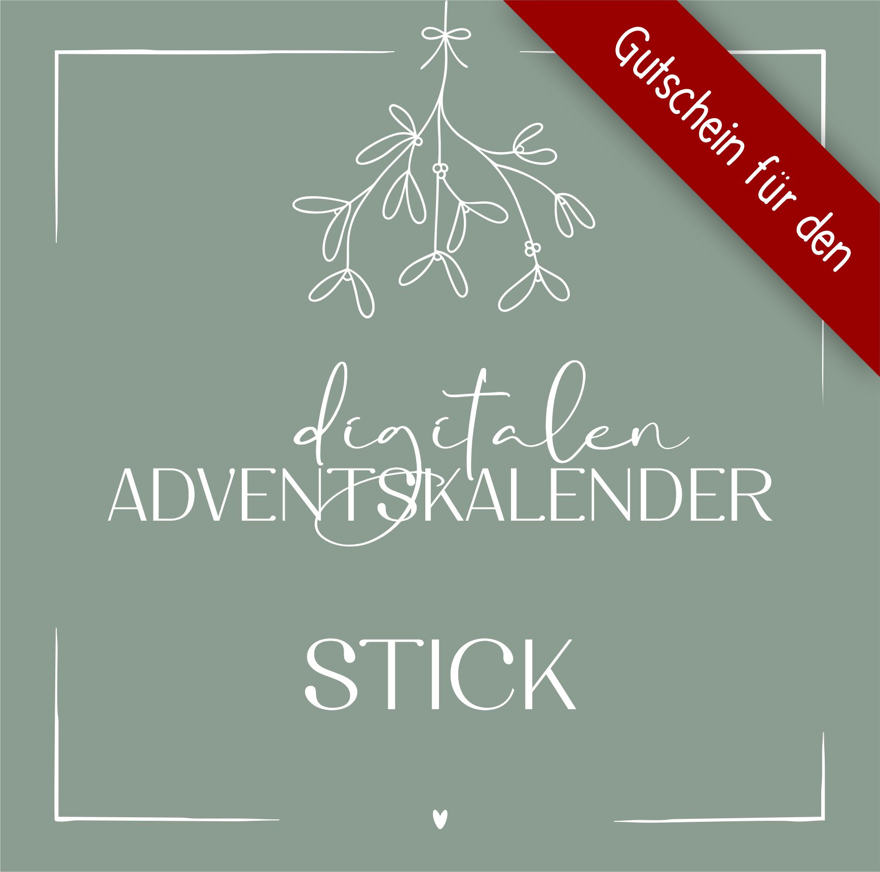 Gutschein Adventskalender STICK