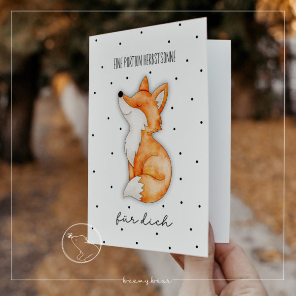 Print-/ Laserdatei KNUDDELZ Fuchs [Digital] – Bild 2