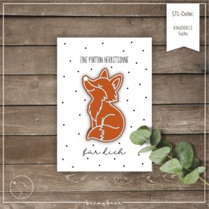 STL-Datei KNUDDELZ Fuchs2