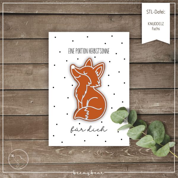 STL-Datei KNUDDELZ Fuchs2
