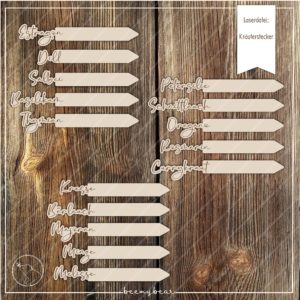 Laserdatei Kräuterstecker