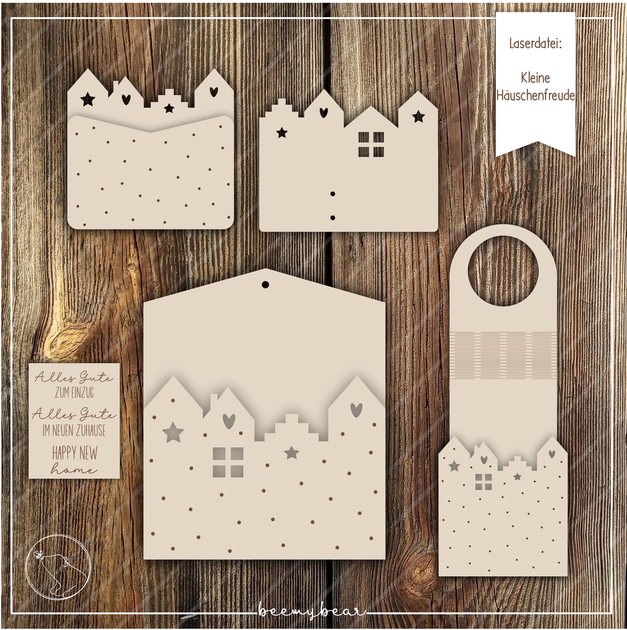 Laserdatei kleine Häuschenfreude