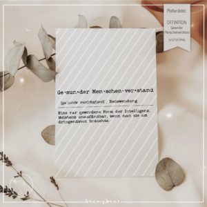 Plotterdatei Definition Gesunder Menschenverstand Freebie