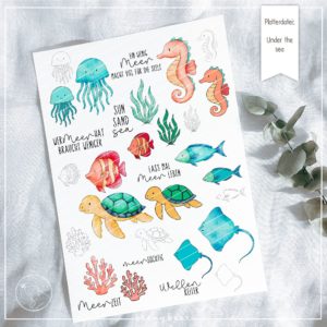 Plotterdatei Under the sea