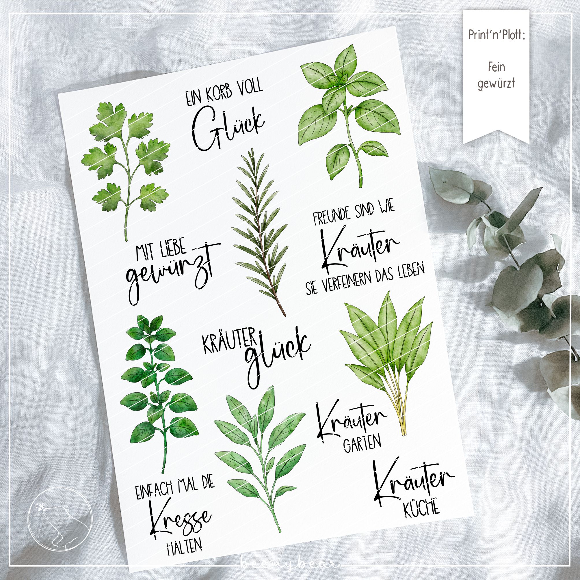 Print n Plott Fein gewürzt