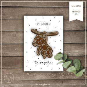 STL-Datei KNUDDELZ Affe