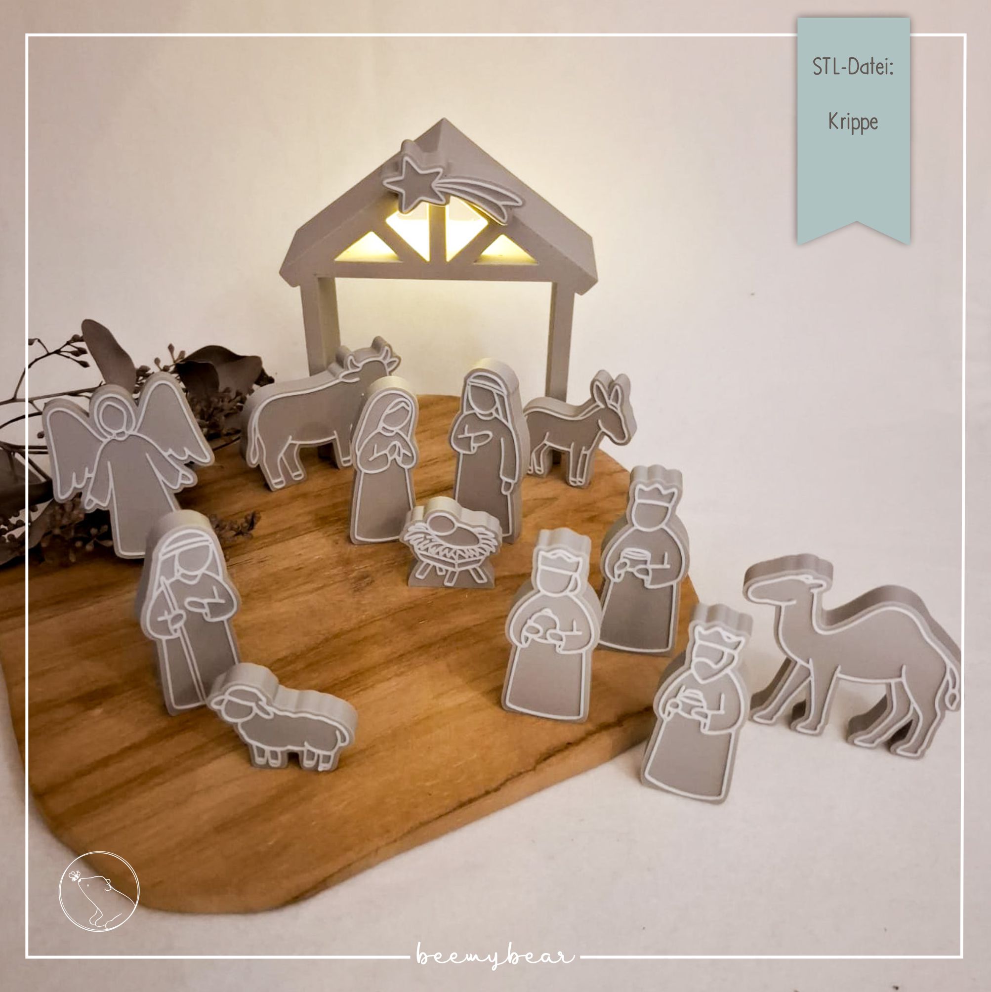 STL Datei Krippe