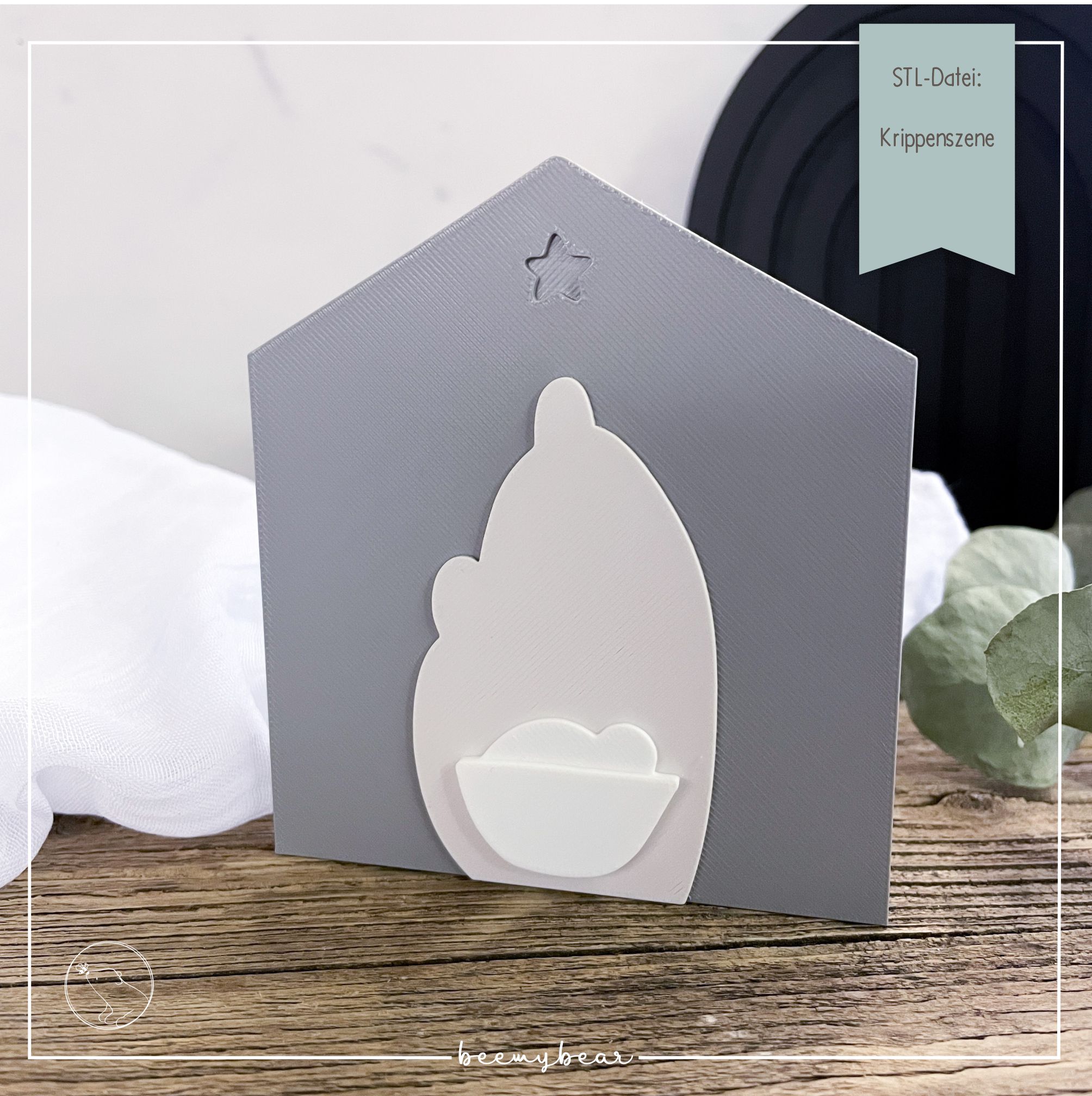 STL Datei Krippenszene