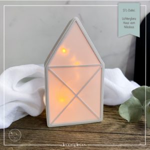 STL Datei Lichterglanz Haus vom Nikolaus