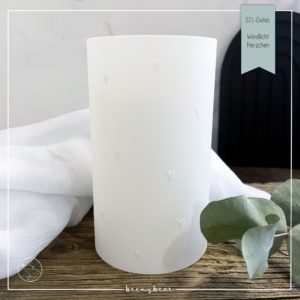 STL Datei Windlicht Herzchen