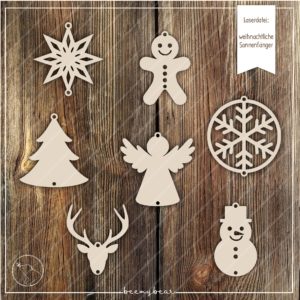 Laserdatei weihnachtliche Sonnenfänger