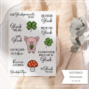 Plotterdatei Glücksmomente