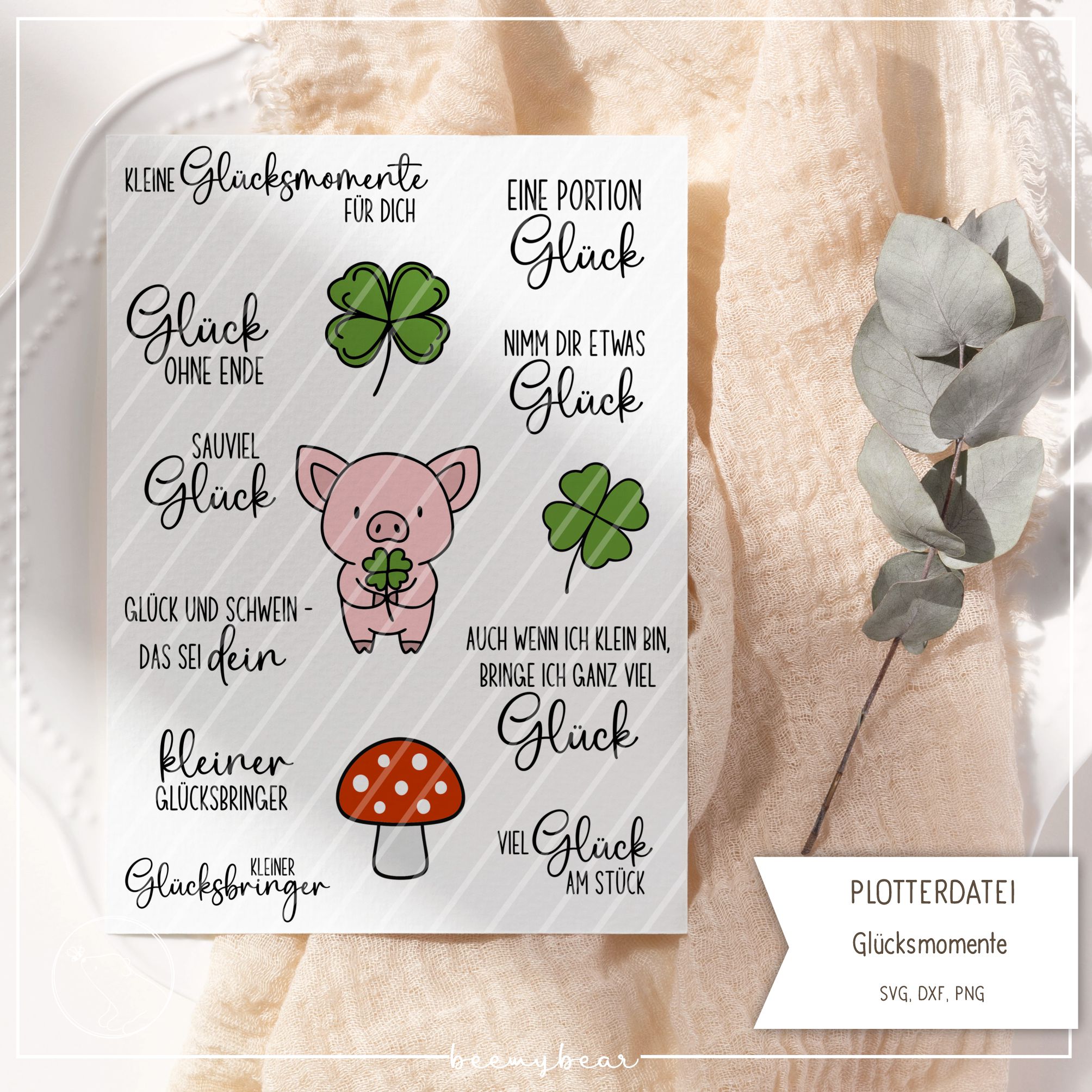 Plotterdatei Glücksmomente