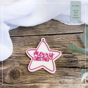 STL Datei Geschenktüte Merry Christmas