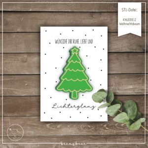 STL-Datei KNUDDELZ Weihnachtsbaum