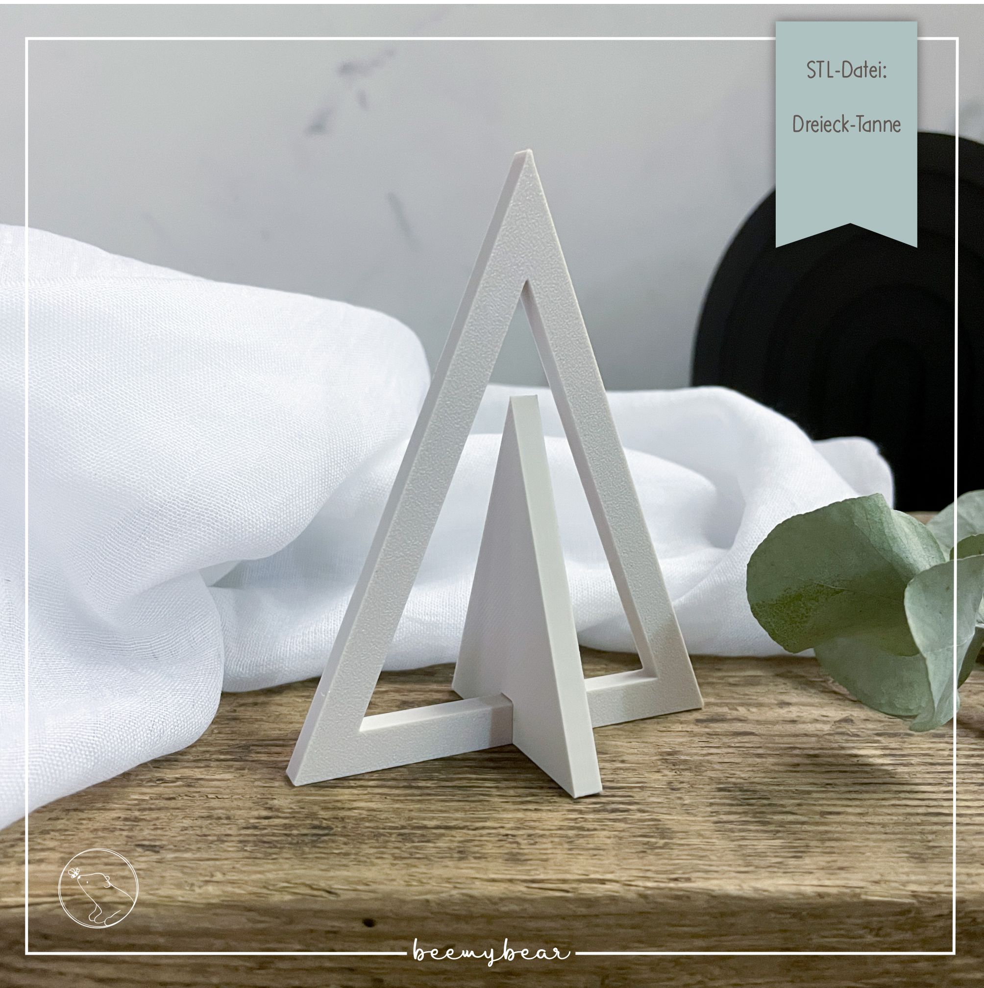 STL Datei Tannenbäume gesteckt