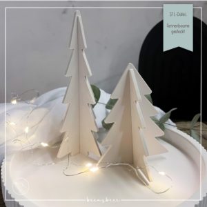 STL Datei Tannenbäume gesteckt